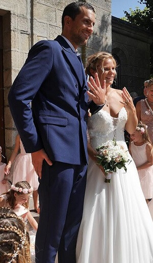 Ada Hegerberg and Thomas Rogne wed in the summer of 2020 (Image: Instagram - posted August 2020)